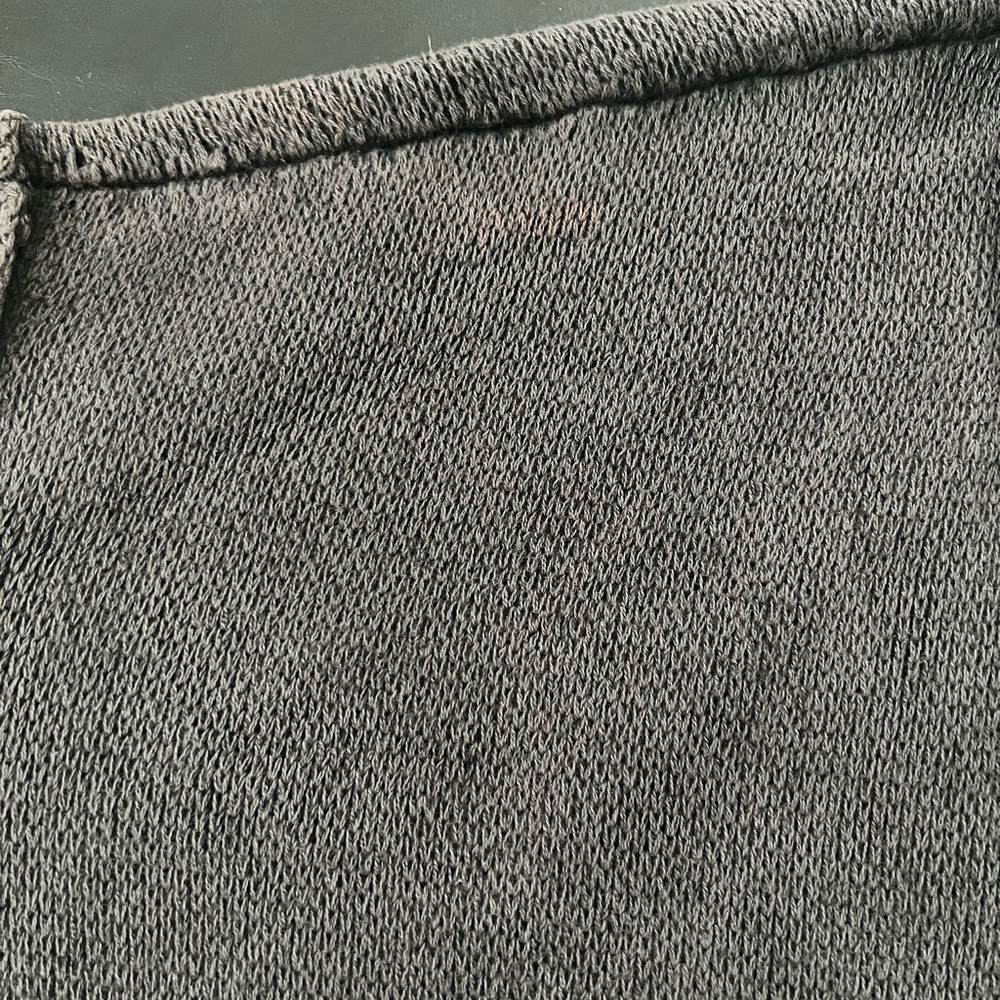 Free People Charcoal Knit Oversize Cardigan - Picture 3 of 5